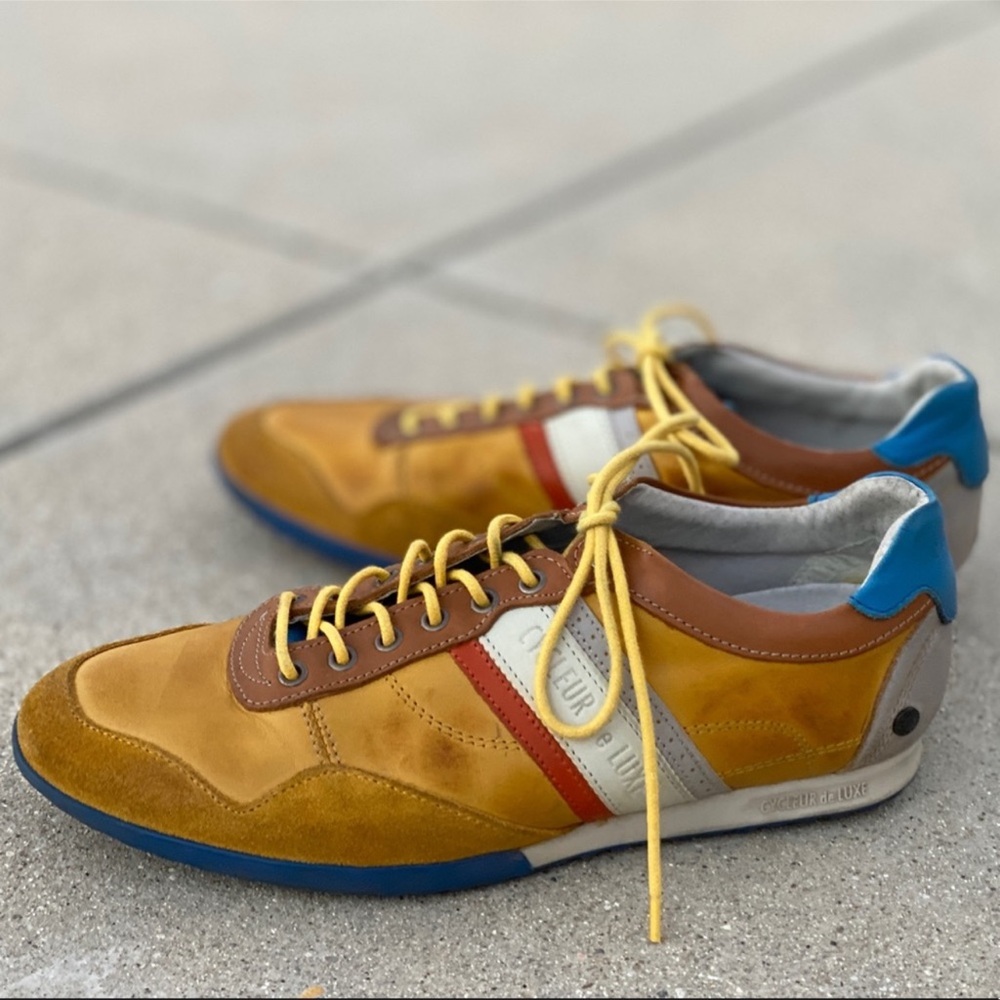 CYCLEUR DE LUXE Sneakers CRASH lace up leather men’s EUROPEAN Shoes bowling bike